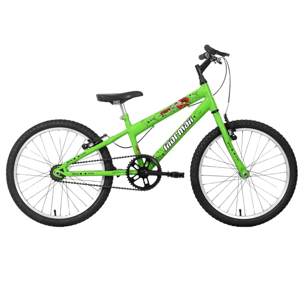 Bici Mormai Aro 20 Varon Mtb Top Lip Verde Kawasaki 