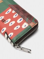 Cartera Con Textura Estampada multicolor