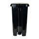Tarro de residuos 40L con pedal NEGRO