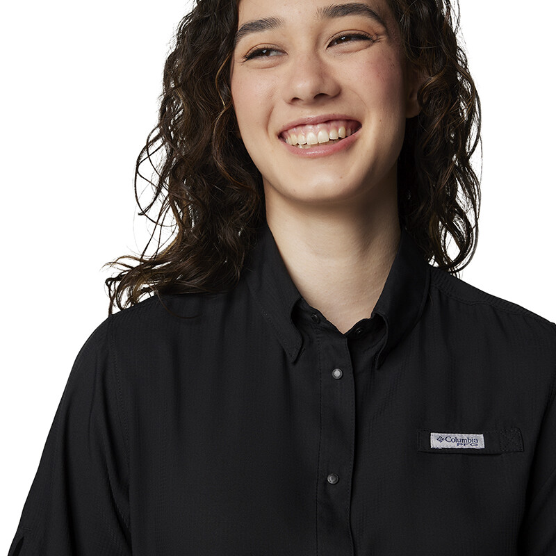 Camisa PFG Tamiami Mujer BLACK