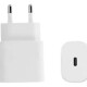 Ficha Adaptador Cargador Celular Usb-c20w Carga Rápida Sin Color