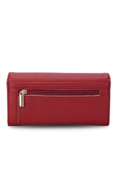 BILLETERA FAUSTINA ROJO PASION