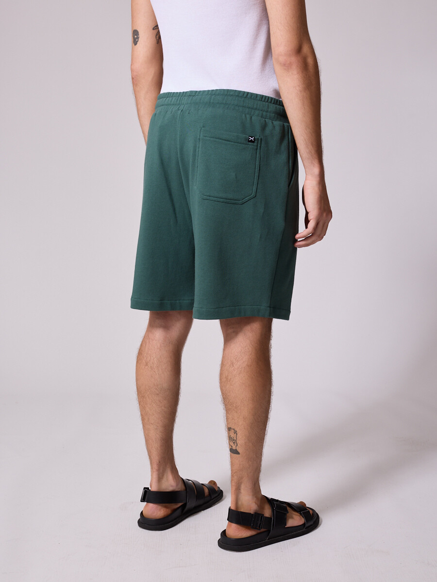 BERMUDA FELPA OLEDAS26 DIXIE Verde