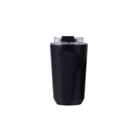 Vaso Térmico Mate con Tapa Hermética 450ml Negro
