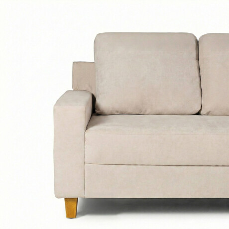 Rinconera Lucci - Tela Microfibra - Chaise derecho Berlin 02 (Beige)