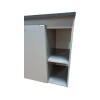 Mueble de baño suspendido Aster Gris 80 cm mesada granito sin bacha Mueble De Baño Suspendido Aster Gris 80 Cm Mesada Granito Sin Bacha
