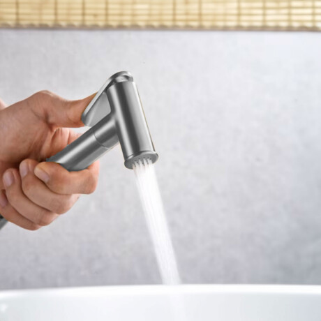 DUCHA HIGIENICA KIT SATINADO-CEPILLADO MURCIA GRIS-BRUSHED NICKEL
