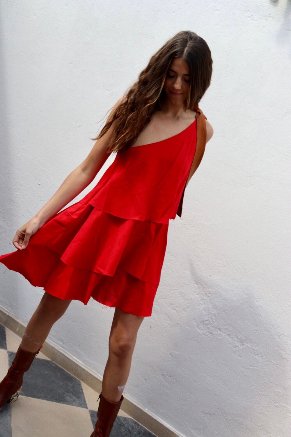 Merengue Dress Rojo