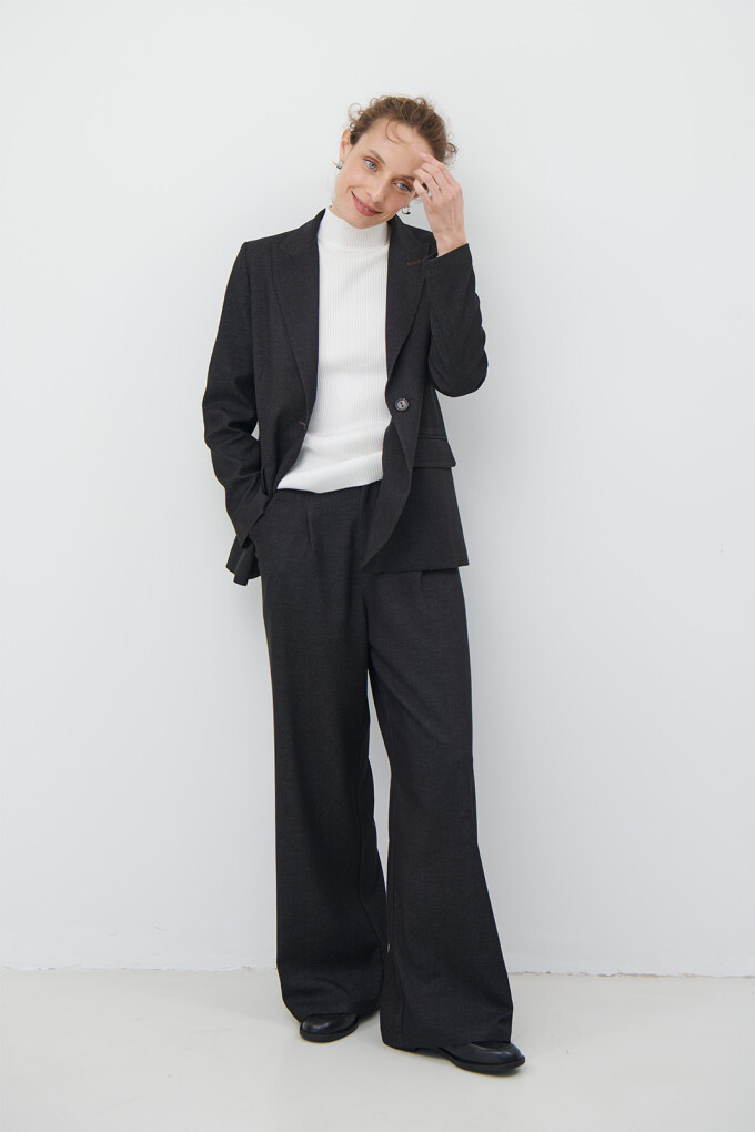 BLAZER JEAN TEXTIL NEGRO