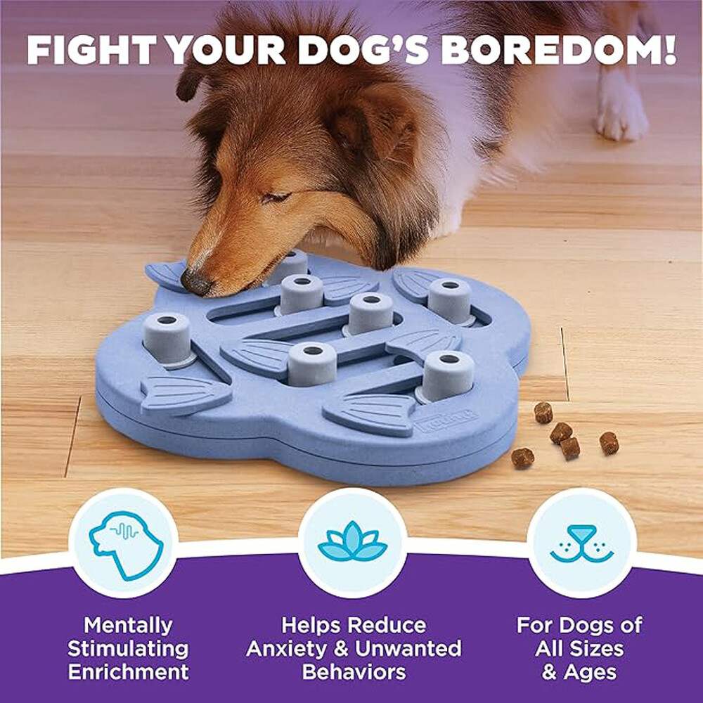 NINA OTTOSSON BY OUTWARD HOUND HIDE N" SLIDE ROMPECABEZAS PARA PERROS - PÚRPURA TINTADO N/A