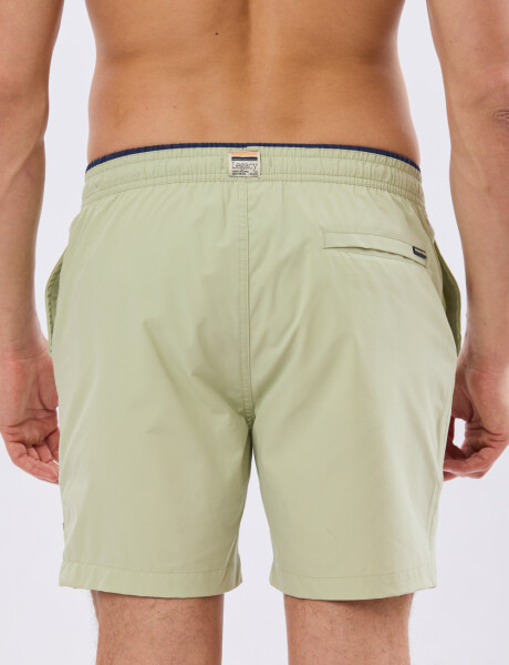 SHORT DE BAÑO FLEX LISO Verde