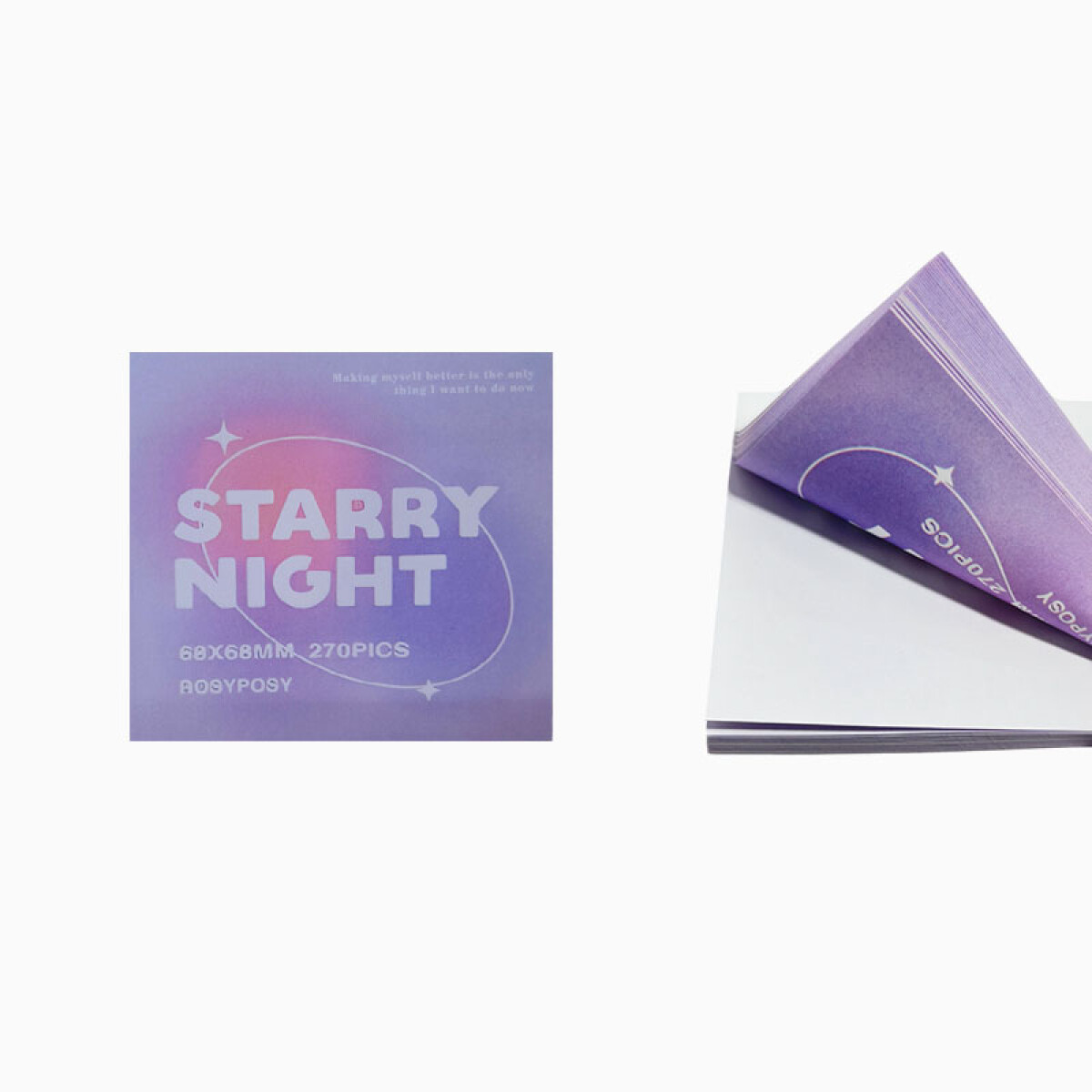 Notas adhesivas con diseño 80 hojas en caja - Notas Adhesivas Con Diseño 80 Hojas En Caja 