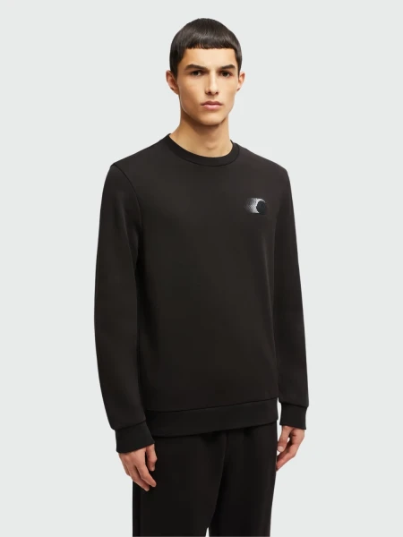 Moncler - Sudadera de cuello redondo Negro