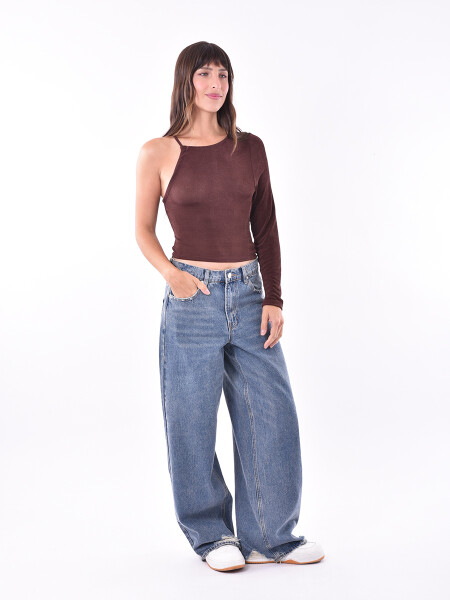 REMERA EDS MARRON OSCURO