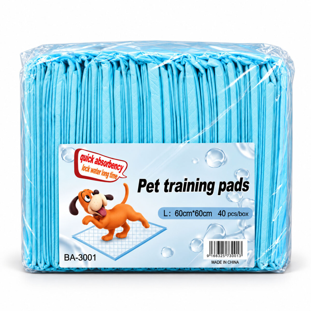 Pañales de Entrenamiento para Mascotas Talle L 40 Unidades - Celeste 