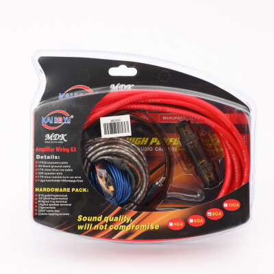 Kit de instalación subwoofer MD-A68G para auto RCA 8GA alto rendimiento Kit de instalación subwoofer MD-A68G para auto RCA 8GA alto rendimiento