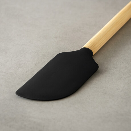 Espatula Raspadora Negra Bambu 30 cm Espatula Raspadora Negra Bambu 30 cm