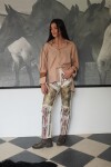 Leather Jeans Crawford By cocó Hielo / Dorado