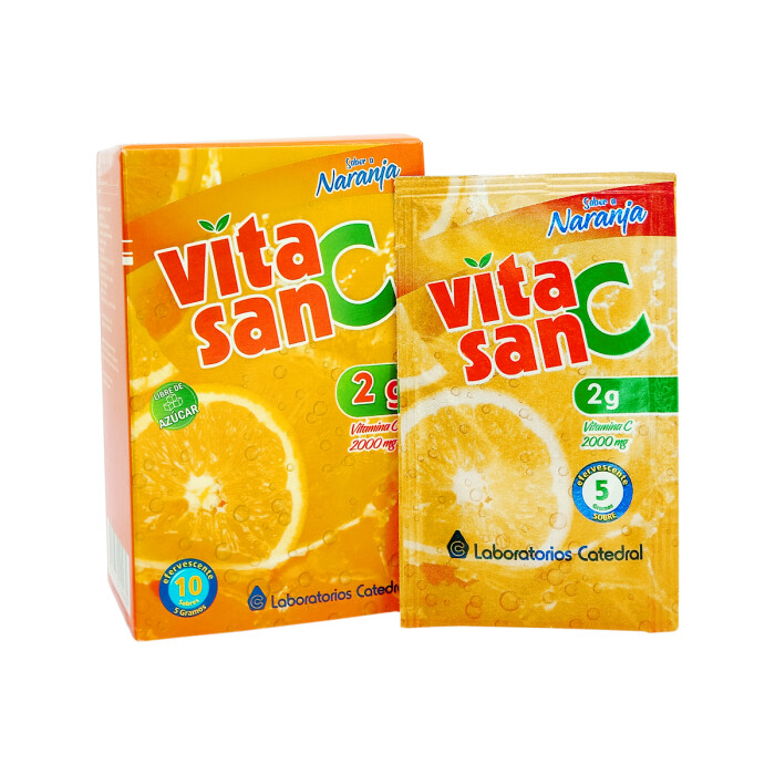 VITASAN C 2 GR.VIT C PVO. CJ X 10 SOBRES única
