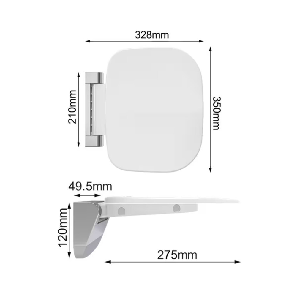 Silla auxiliar de ducha plegable DMC 150 KG Silla Auxiliar De Ducha Plegable Dmc 150 Kg