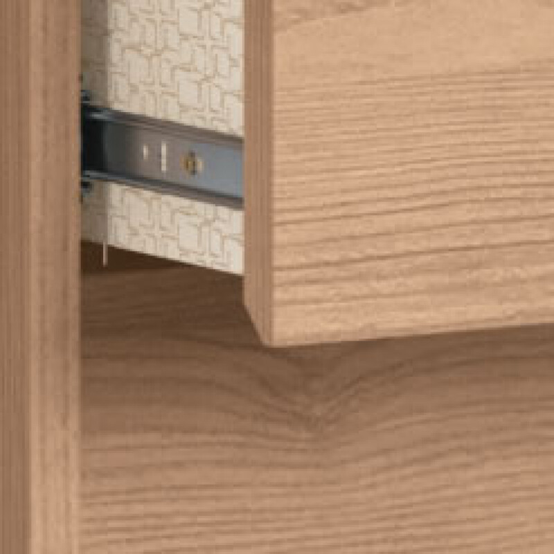 Mesa de luz Aurora 2 Cajones color ANGELIN color ANGELINE