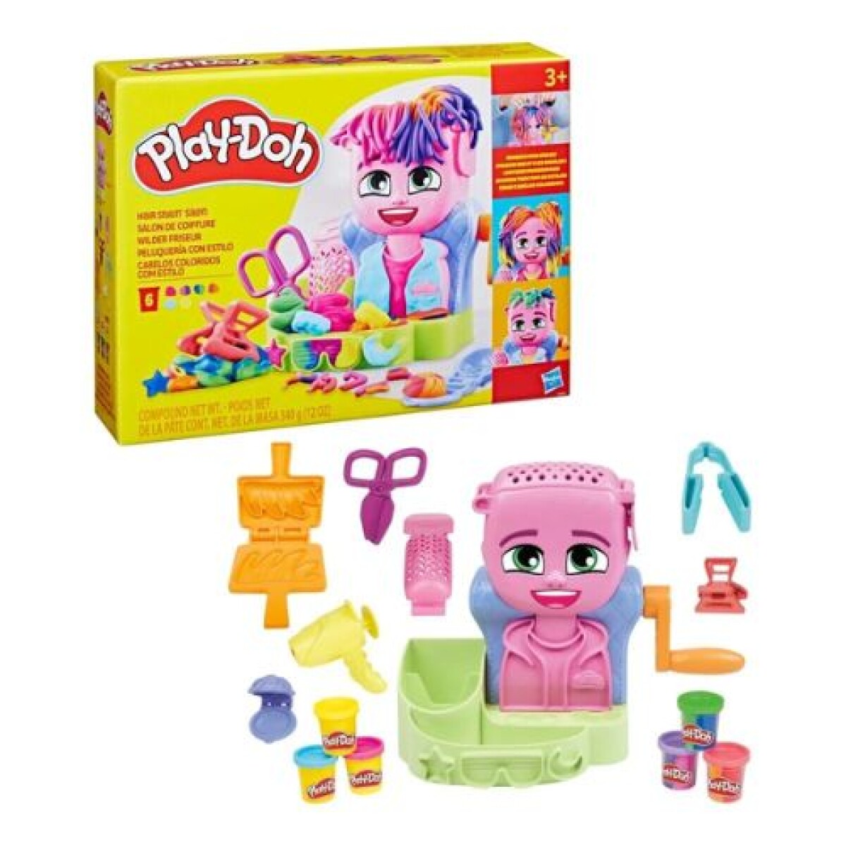 Hasbro Play Doh- Peluqueria con Estilo - Hasbro Play Doh- Peluqueria Con Estilo 