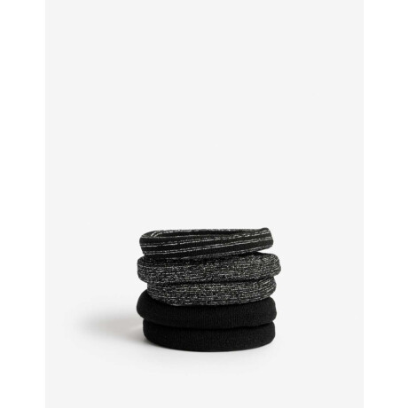 Gomitas Elásticas Sets Basicos Negro