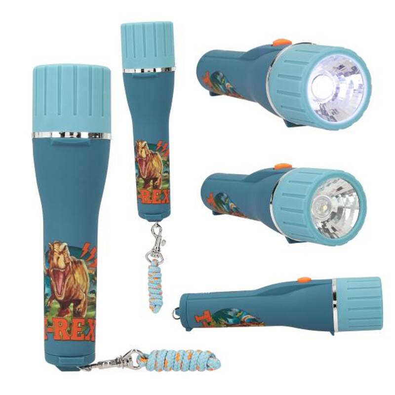 Linterna con temporizador Dino World Azul
