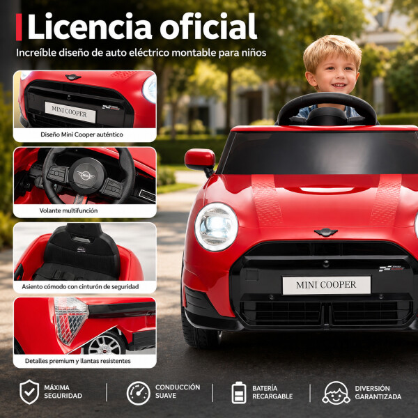 Auto A Batería Infantil Mini Cooper Sx3518 AUTO ELECTRICO MINI COOPER SX3518
