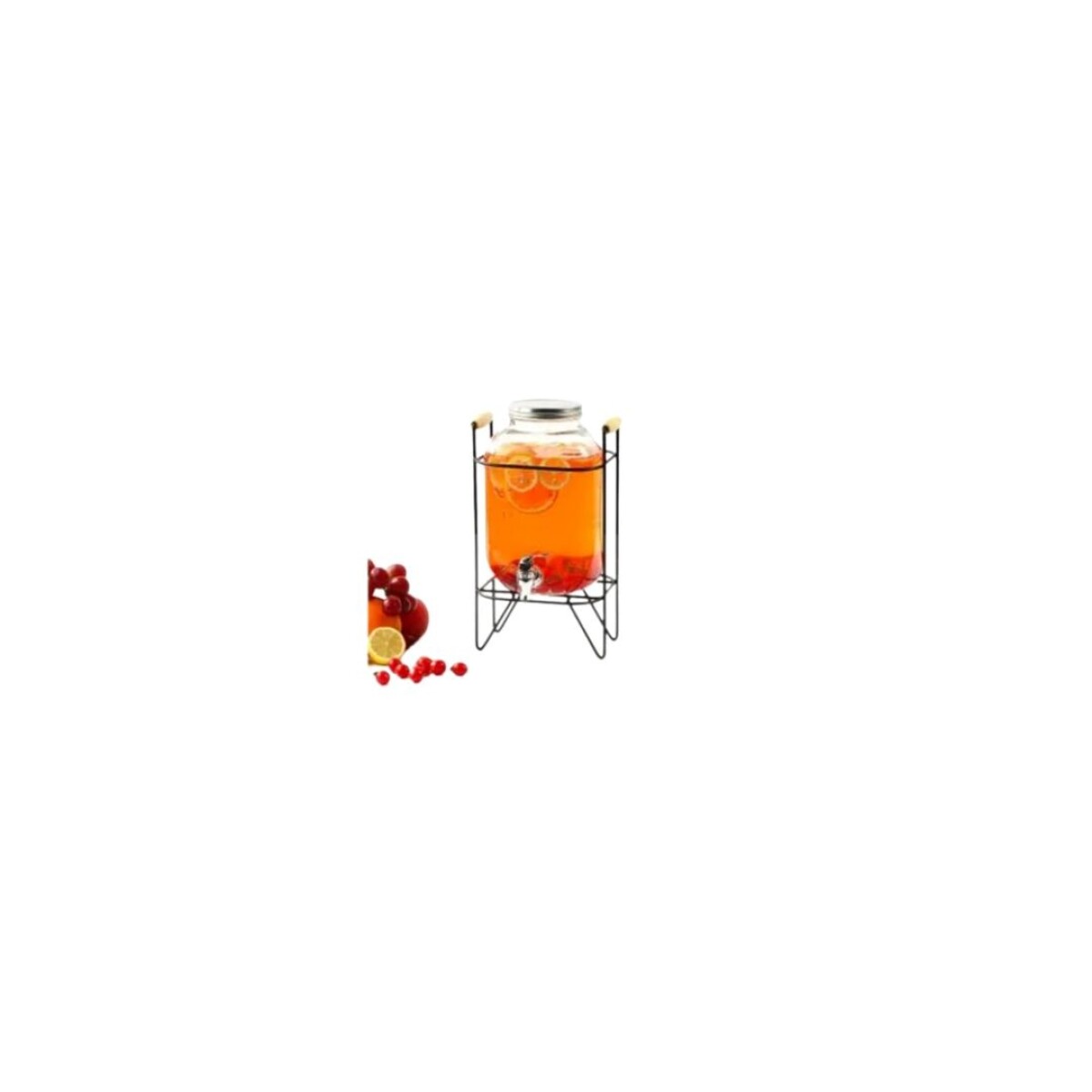 DISPENSADOR DE VIDRIO CON BASE 4LTS - Sin color 