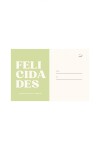 Tarjeta felicidades 10x15 DISEÑO 1