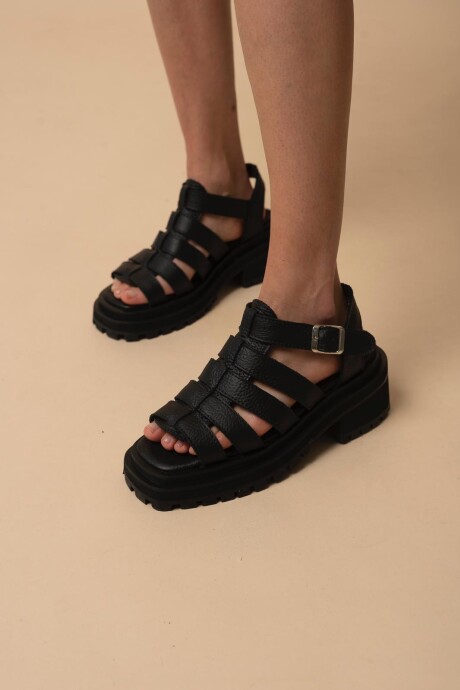 SANDALIAS SIENA NEGRO
