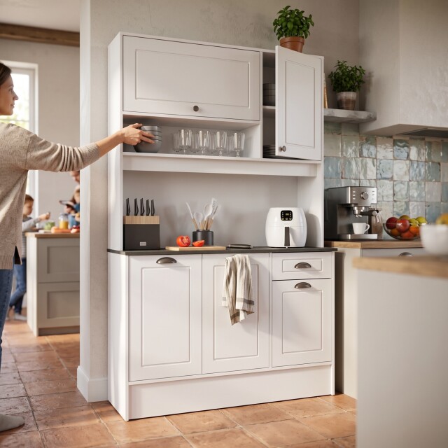KIT DE COCINA ALACENA 1.20 M 5 PUERTAS 1 CAJON - LINEA AMERICANA KIT DE COCINA ALACENA 1.20 M 5 PUERTAS 1 CAJON - LINEA AMERICANA