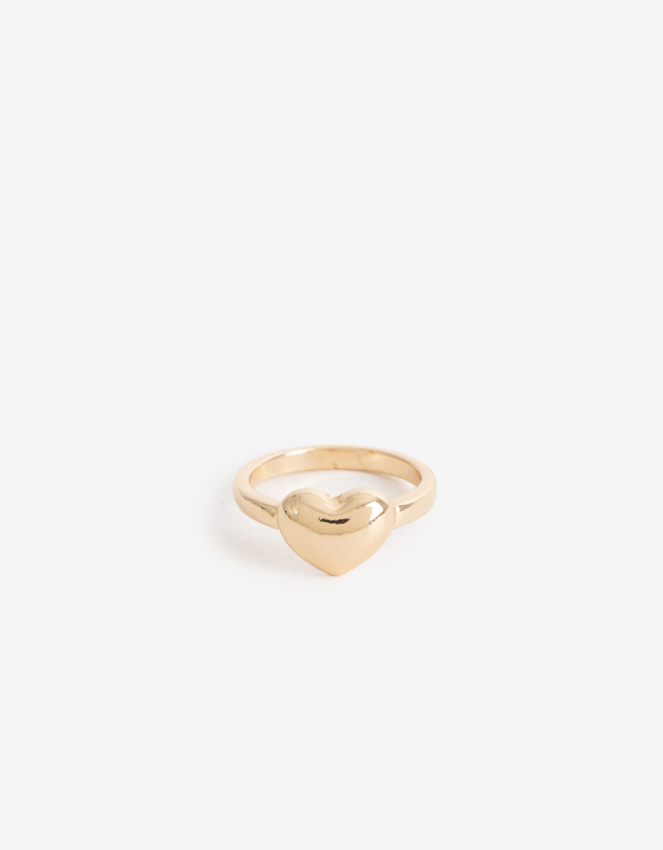 Anillo Corazón Metal 