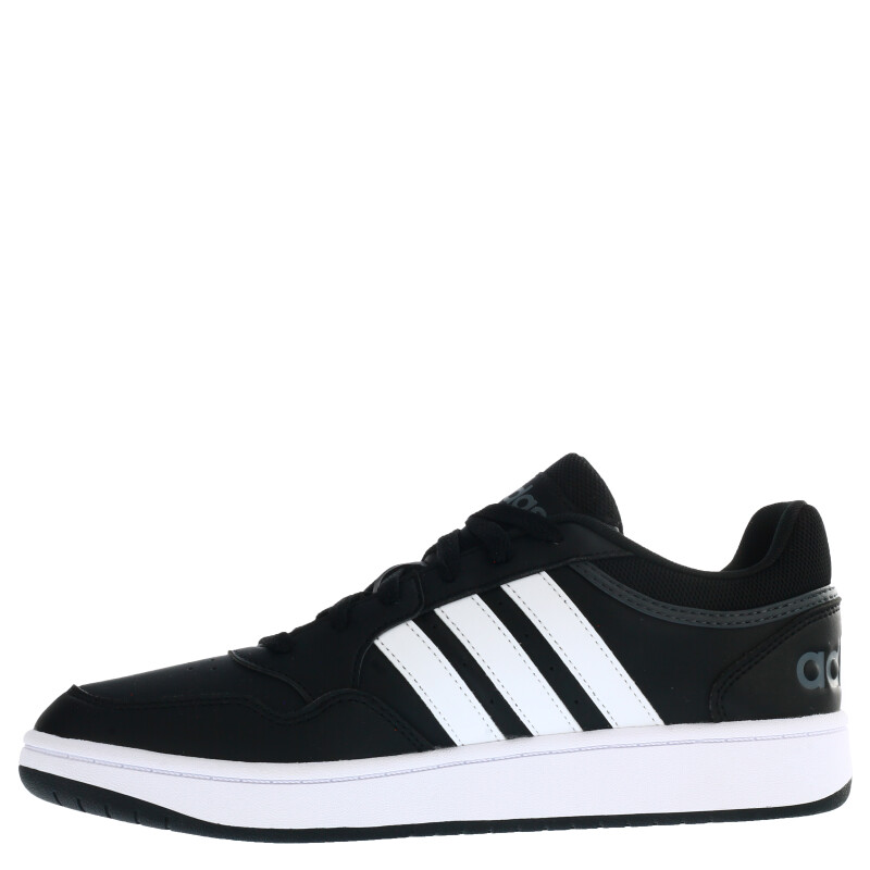 Championes de Hombre Adidas Hoops 3.0 Low Classic Vintage Negro - Blanco - Gris