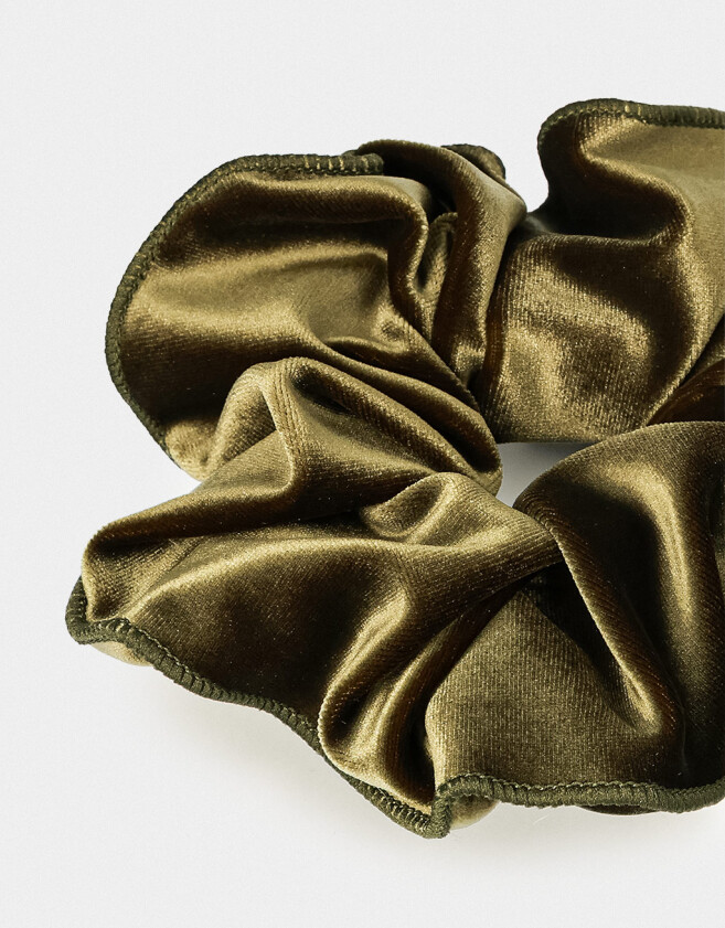 Skunzies De velvet Scrunchie - Verde Claro