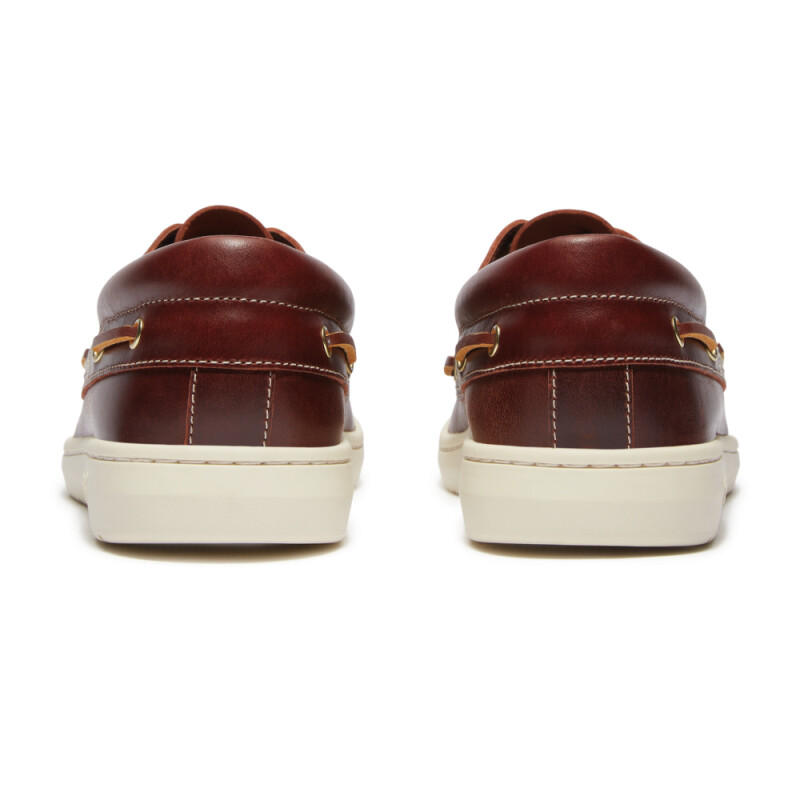 Zapatos Naúticos Portofino Pier Hombre Burgundy Full Grain