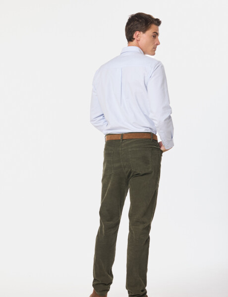 PANTALÓN DE PANA Verde