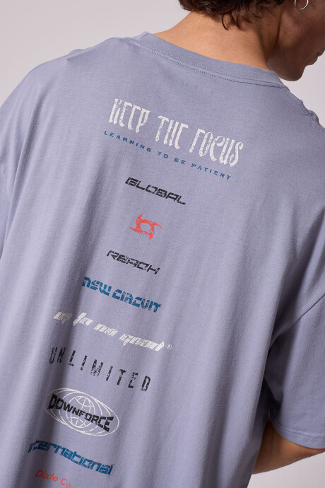 T-SHIRT RIFT DIXIE Gris Claro