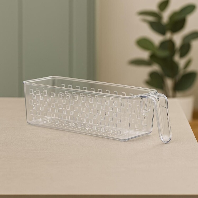 ORGANIZADOR VERTICAL CON ASA 28X8X8 CM ORGANIZADOR VERTICAL CON ASA 28X8X8 CM
