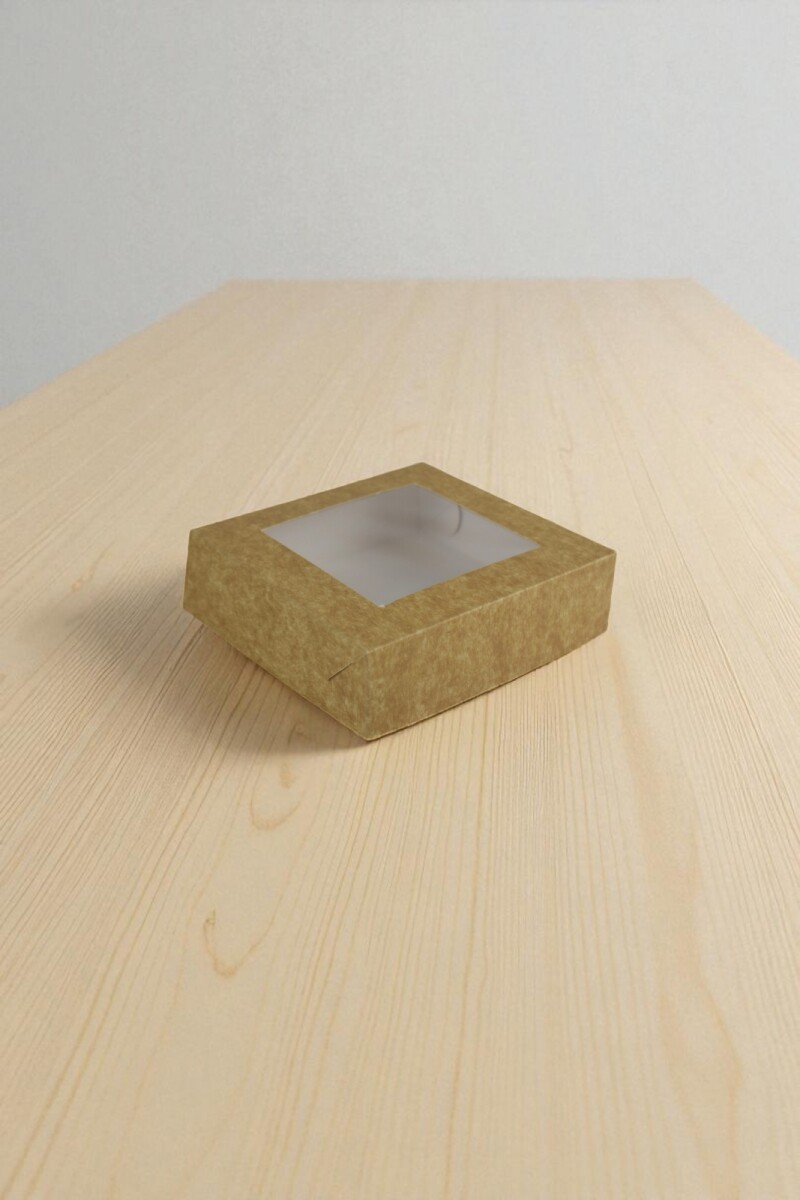 Caja flexi 53 13x13x4 con visor - MADERA 