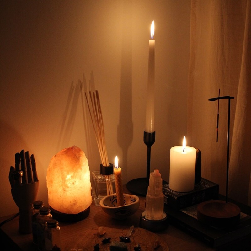 Velas cónicas 27 set de 2 Blanco