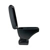 Apoya Brazo Peugeot 208 23/24 - Cuero Sintetico Negro Con Linea Negra Apoya Brazo Peugeot 208 23/24 - Cuero Sintetico Negro Con Linea Negra