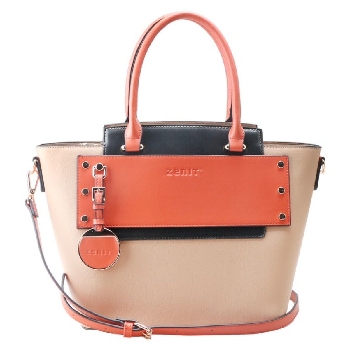 CARTERA ZNT BEIGE c/NARANJA - BEIGE 