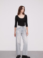 Pantalon Rines Celeste Grisaceo