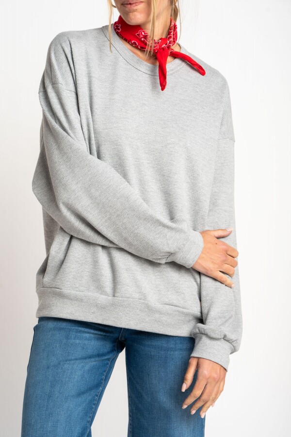 Sweater Gris Melange