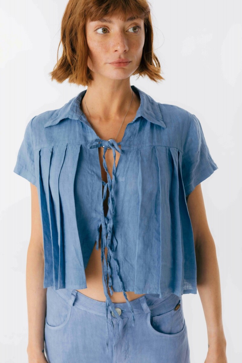 Camisa Enya - Azul 