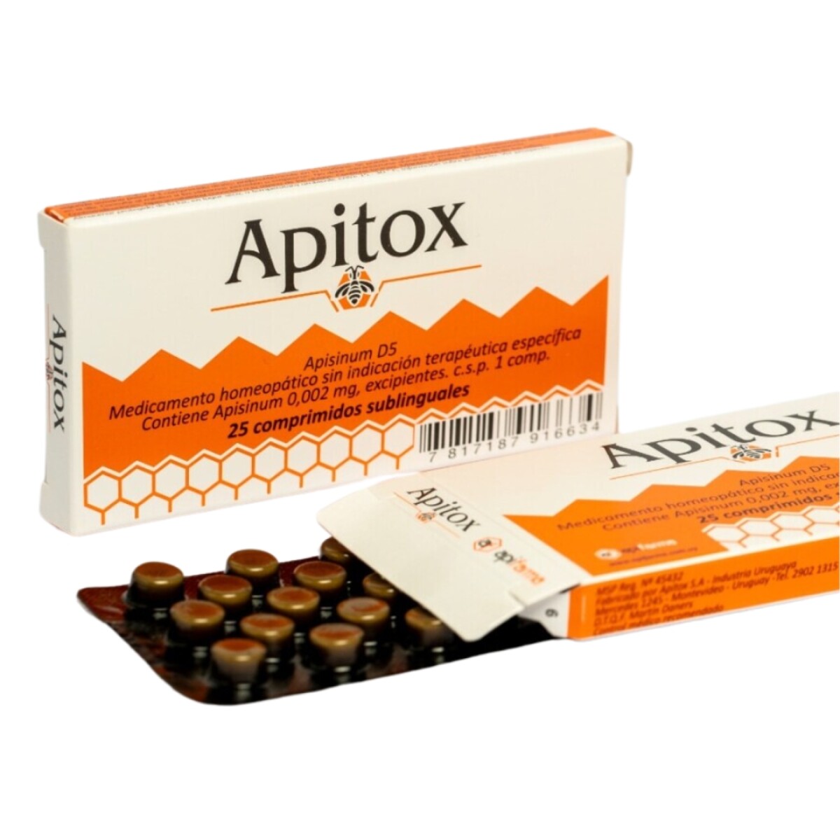 Apitox 200 mg 25 Comprimidos 