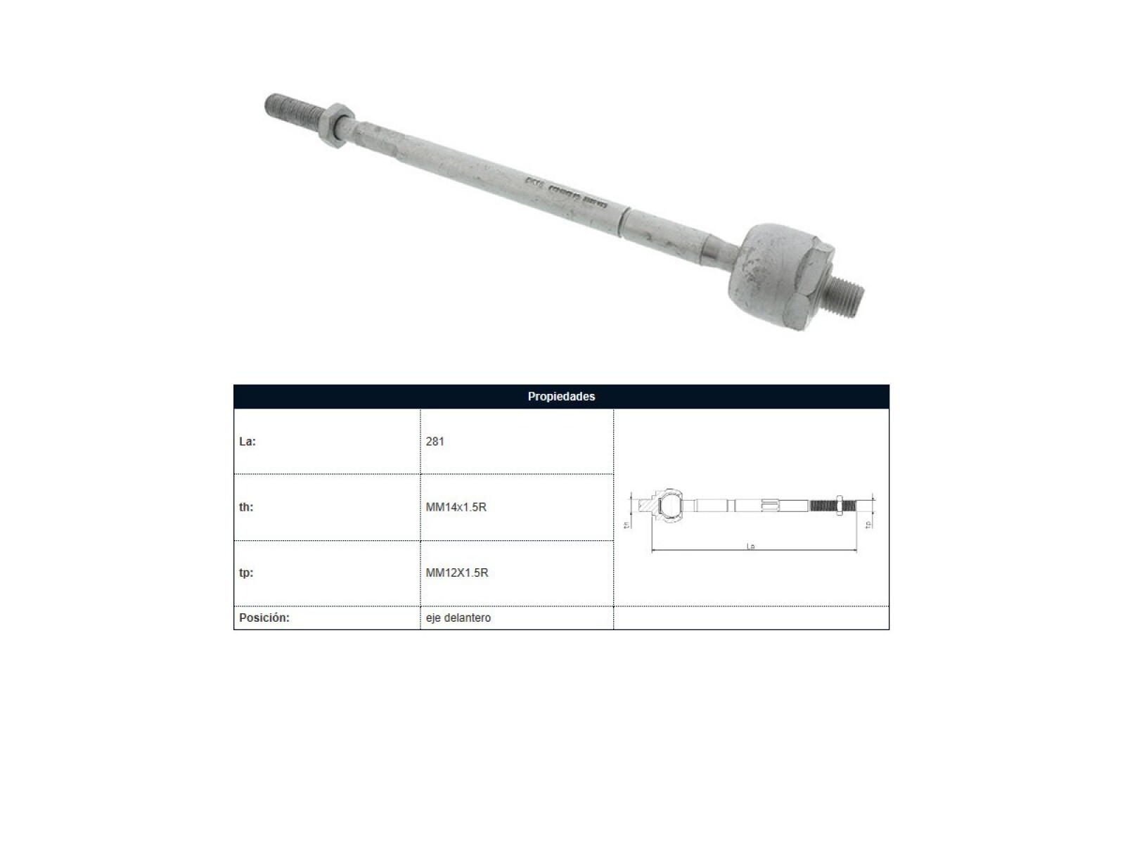 Mate Chev Corsa/Celta/Corsa Combo 95-16 Der/Izq 