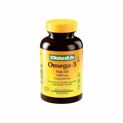 Omega 3 Natural Life 1000 mg Fish Oil Omega 3 Fish Oil 1000mg X100